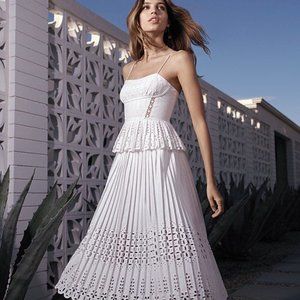 White dress by Gianni Bini